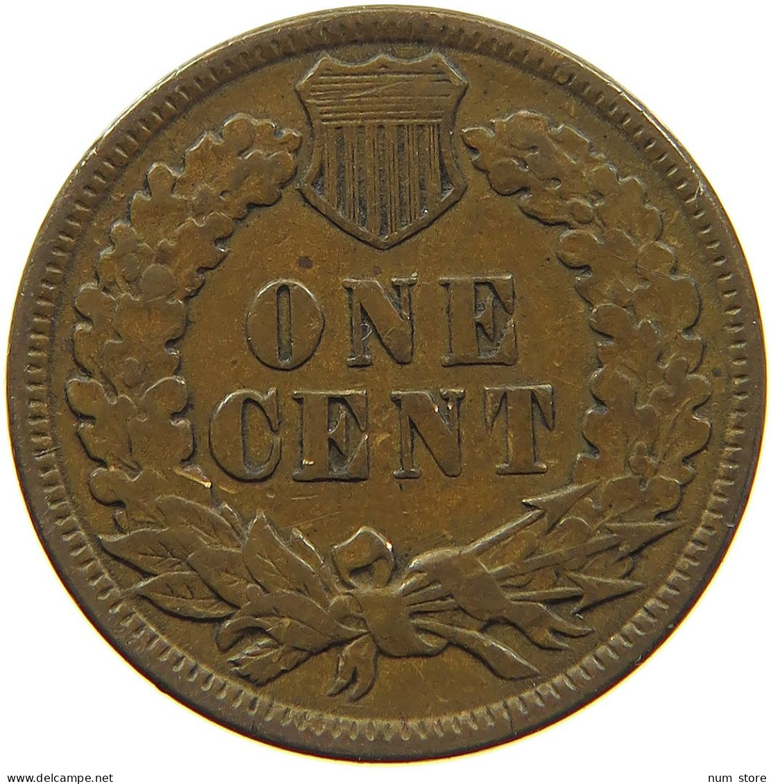 UNITED STATES OF AMERICA CENT 1893 INDIAN HEAD #s084 0527 - 1859-1909: Indian Head