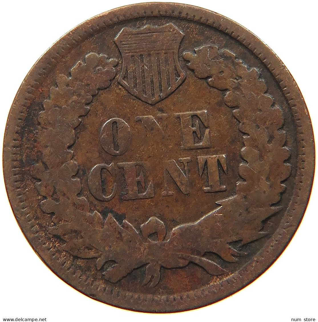 UNITED STATES OF AMERICA CENT 1867 INDIAN #s081 0053 - 1859-1909: Indian Head