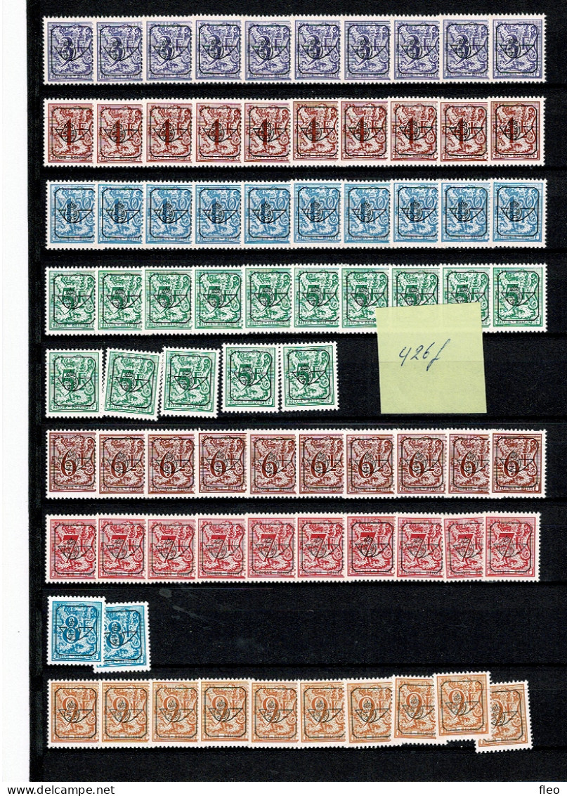 1967/1985 COLLECTION +- 350 ZEGELS**PRE VELE AANTALLEN COMPLETE REEKSEN, VOIR TOUS LES SCANS-BEKIJKEN - Typo Precancels 1967-85 (New Numerals)