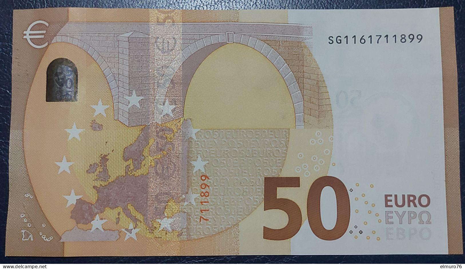 50 EURO S055A4 Italy Serie SG Ch 16 Lagarde Perfect UNC - 50 Euro