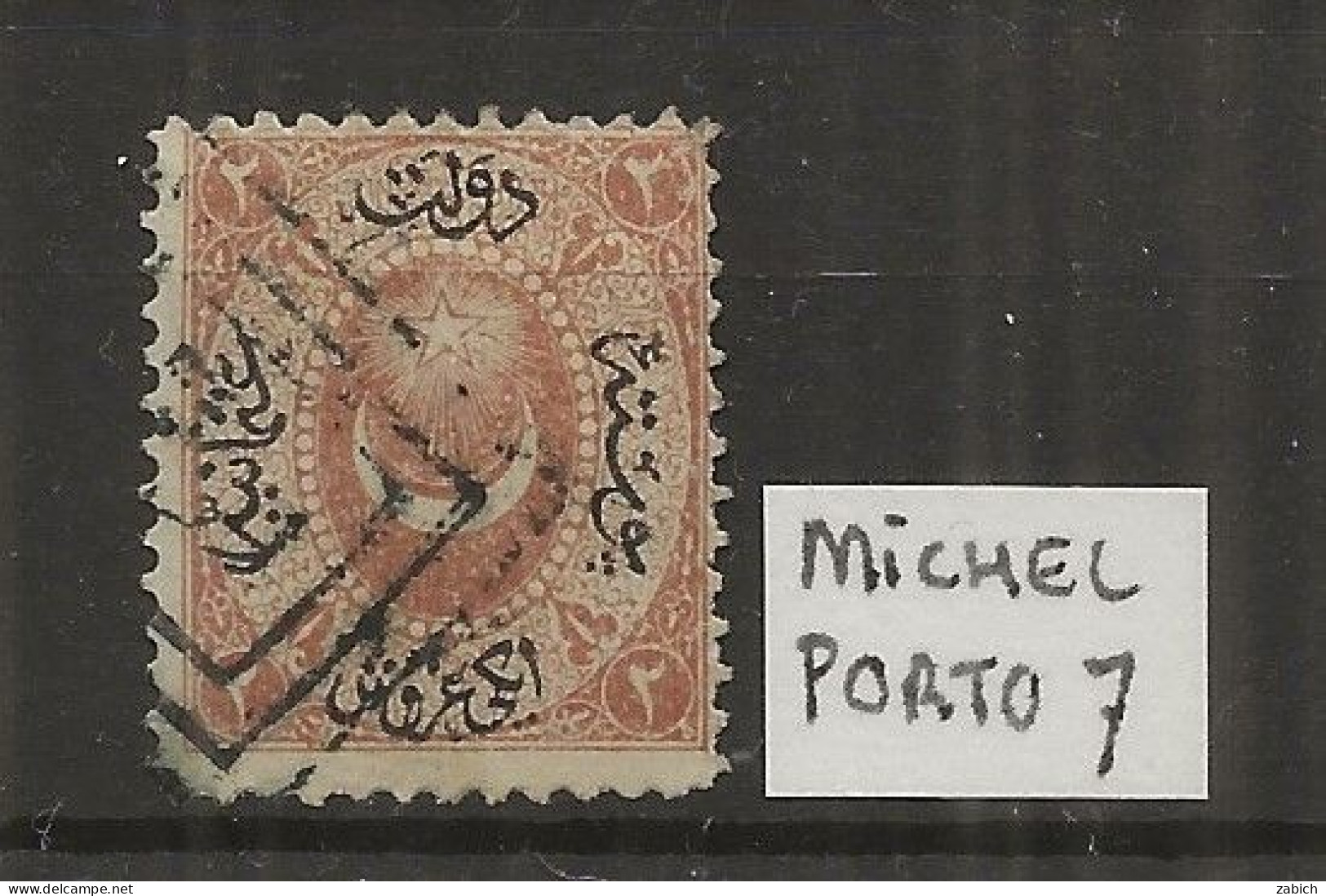 TURQUIE  N°7 PORTO OBLITERE - Unused Stamps