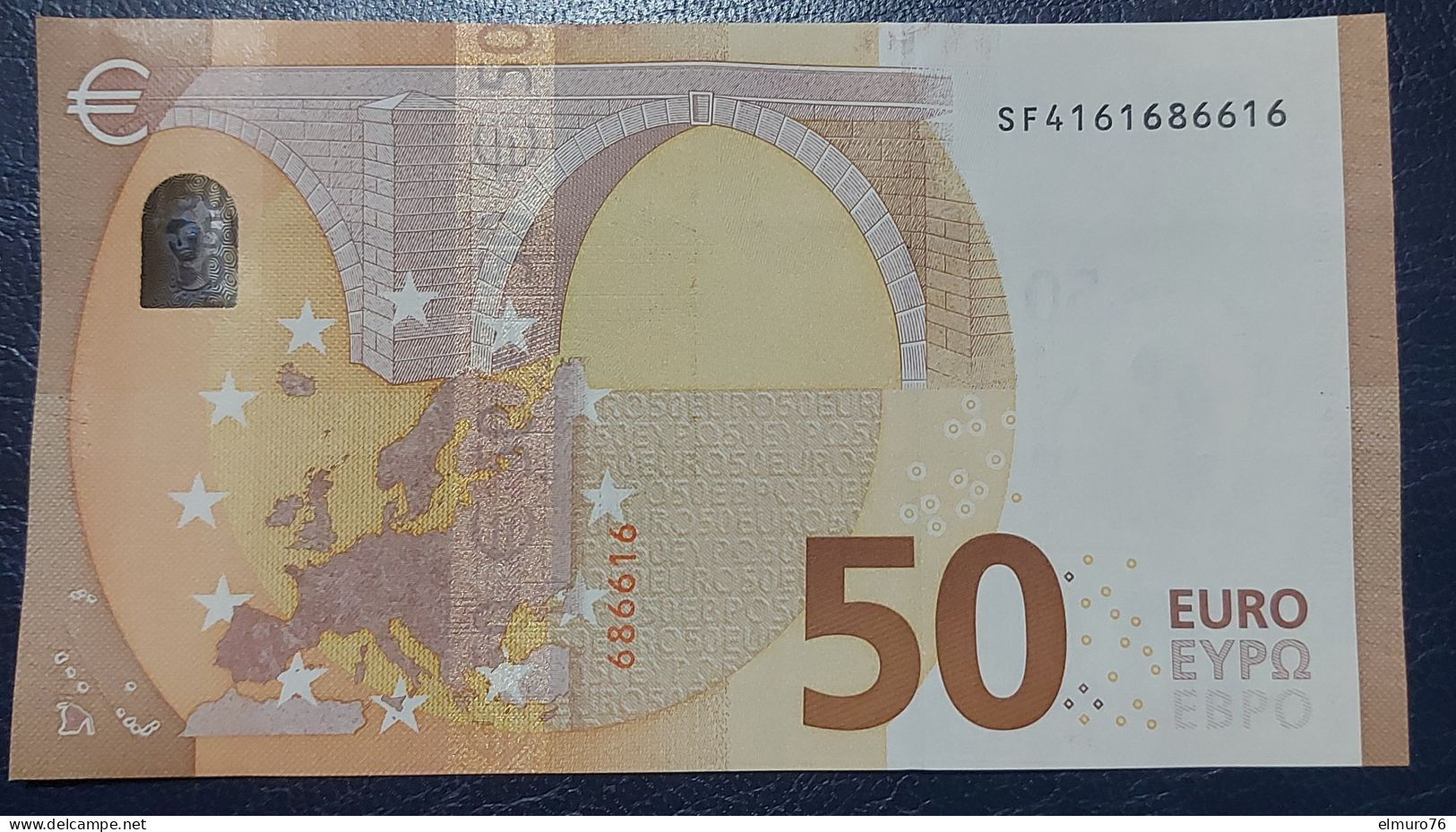 50 EURO S055D5 Italy Serie SF Ch 16 Lagarde Perfect UNC - 50 Euro