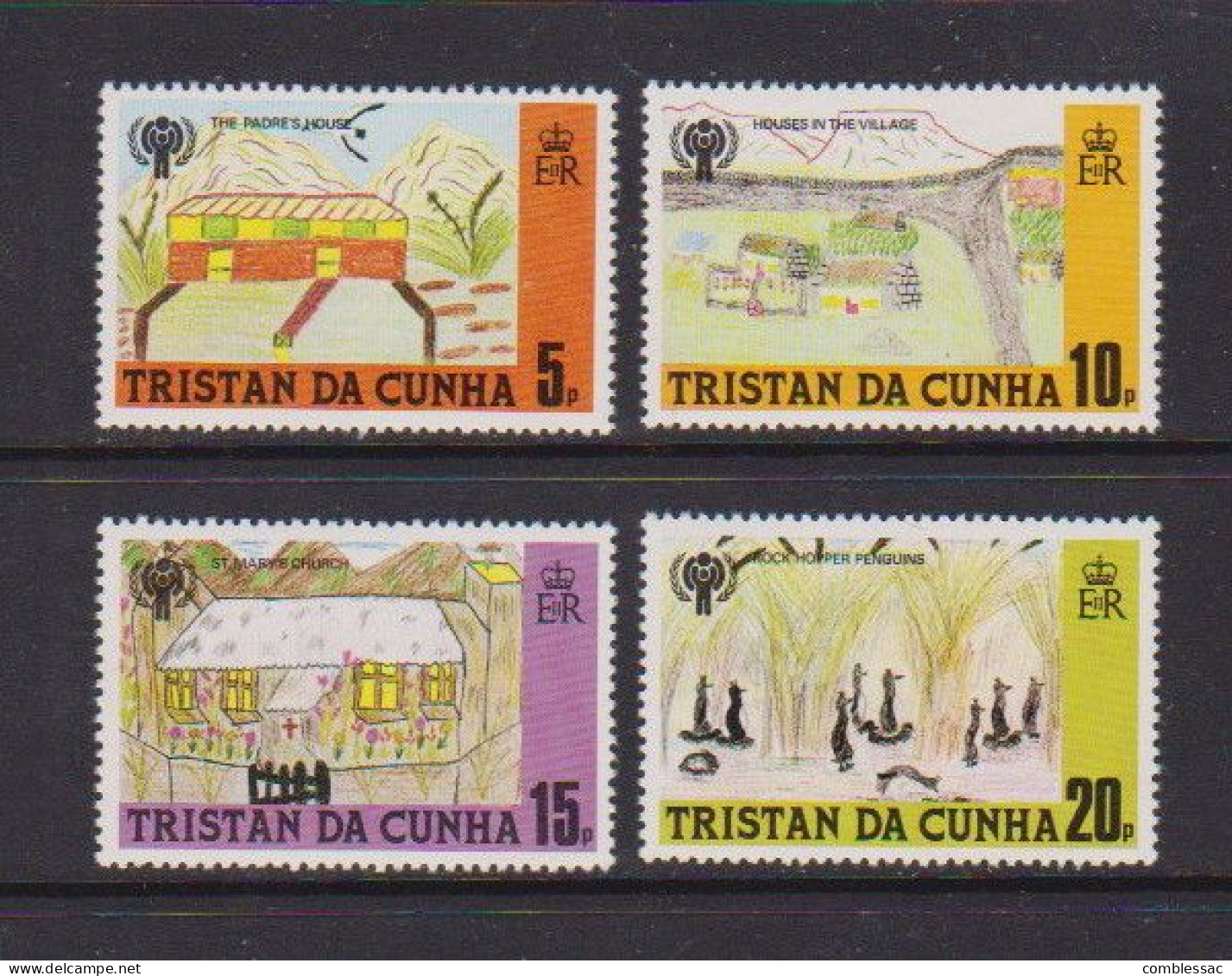TRISTAN  DA  CUNHA    1979    International  Year  Of  The  Child   Set  Of  4    MH - Tristan Da Cunha