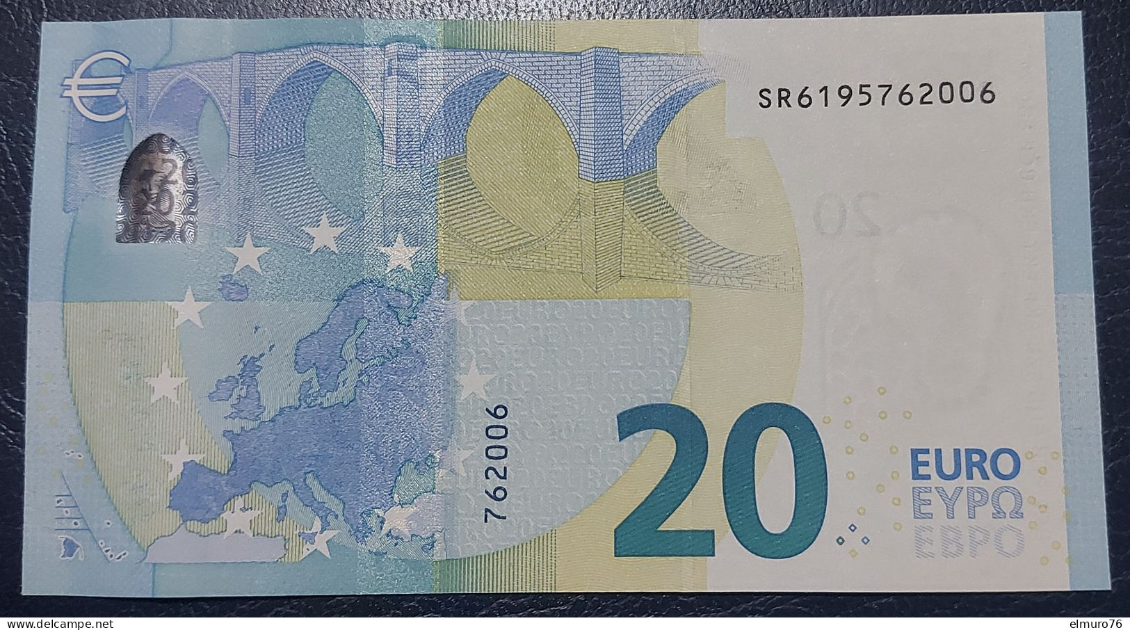 20 EURO S028F5 Serie SR Lagarde Italy Charge 19 Perfect UNC - 20 Euro