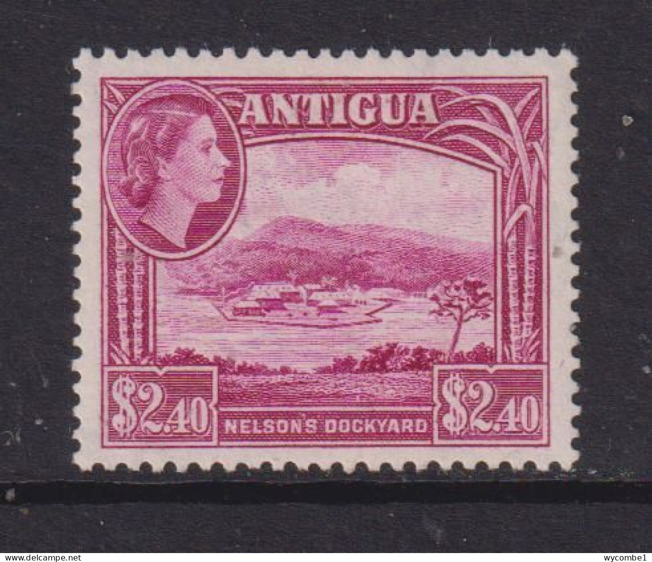 ANTIGUA  - 1953 Elizabeth II $240 Hinged Mint - 1858-1960 Colonia Britannica