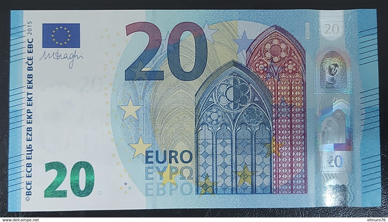 20 EURO X002D2 Draghi XA Germany Perfect  UNC - 20 Euro