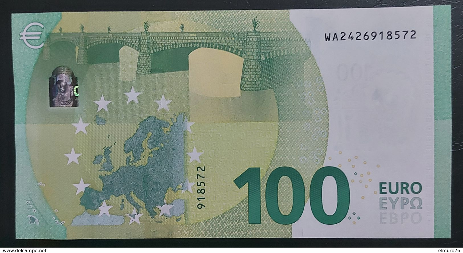 100 Euro W003A5 Germany Lagarde Serie WA Perfect UNC - 100 Euro