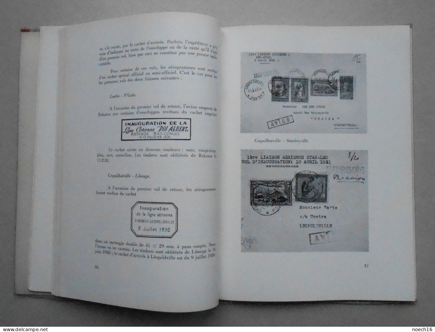 L'Epopée de l'Air au Congo , 1961 - Documents Postaux