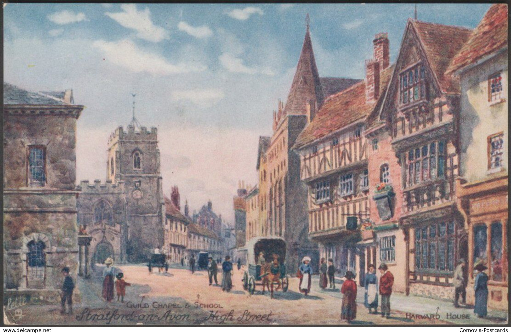 High Street, Stratford-on-Avon, Warwickshire, C.1905 - Tuck's Oilette Postcard - Stratford Upon Avon