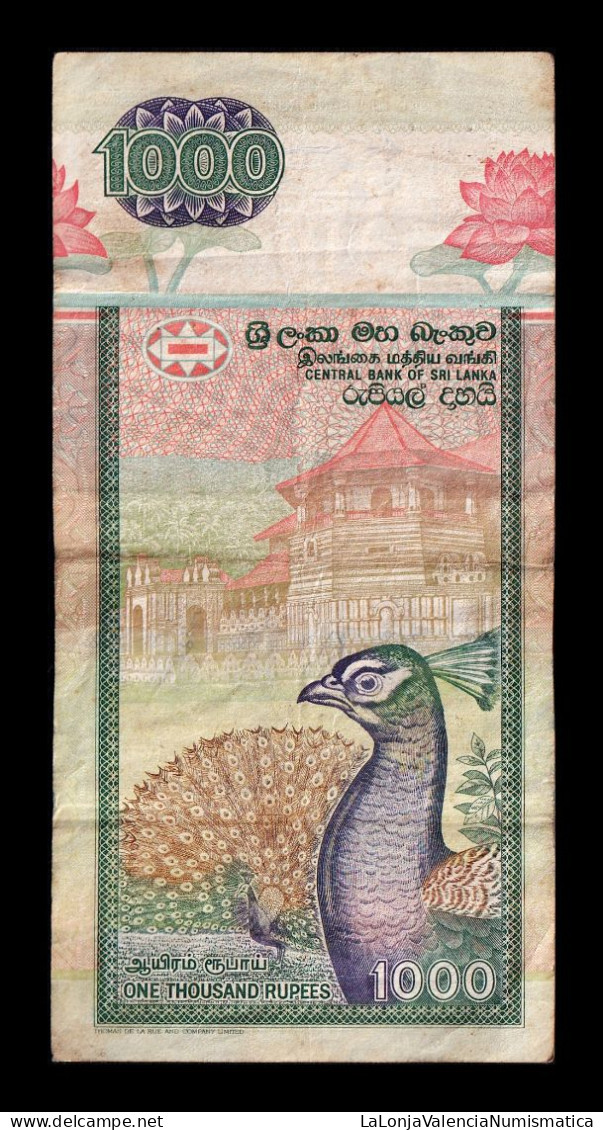 Sri Lanka 1000 Rupees 2004 Pick 120b Bc/Mbc F/Vf - Sri Lanka