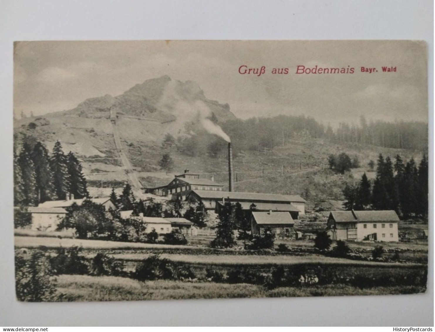 Gruß Aus Bodenmais Im Bayerischen Wald, Fabrik, 1910 - Bodenmais