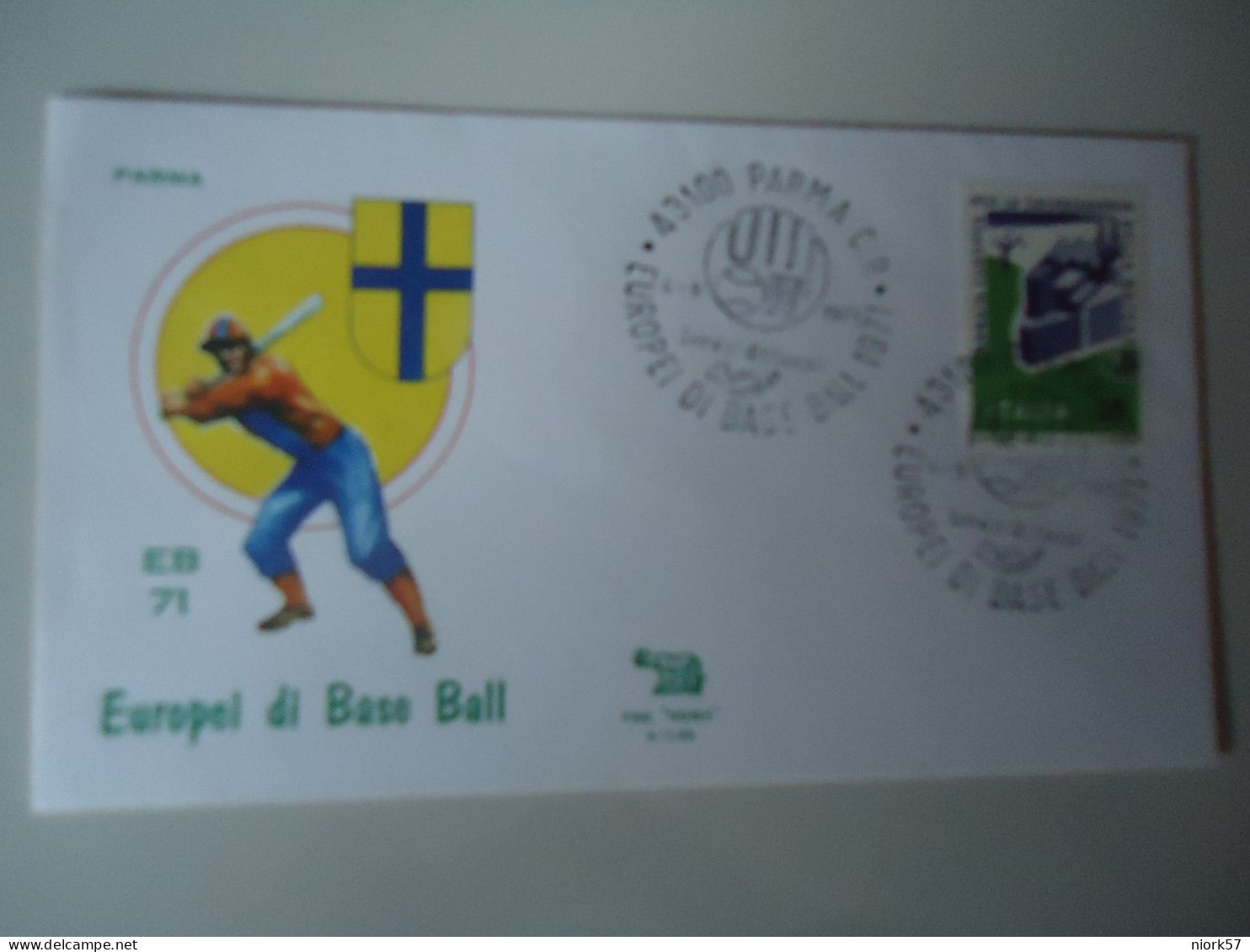 ITALY FDC  1971   SPORTS EUROPEAN  BASEBALL - Baseball