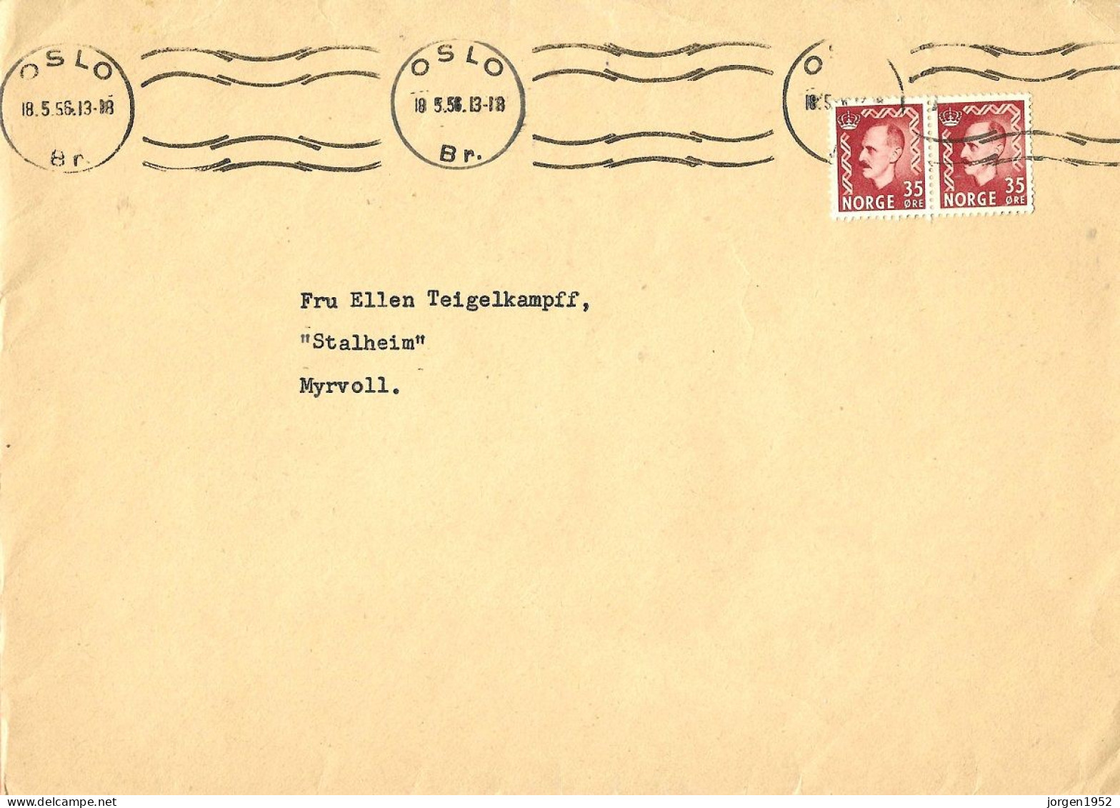 NORWAY # FROM 1950-51 - Postal Stationery