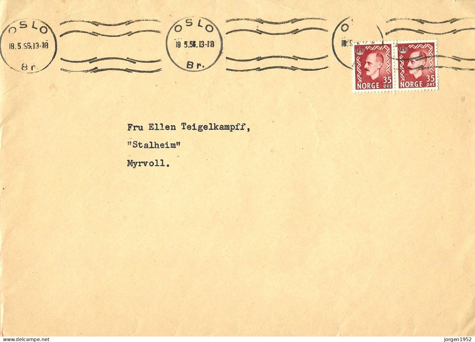 NORWAY # FROM 1950-51 - Postwaardestukken