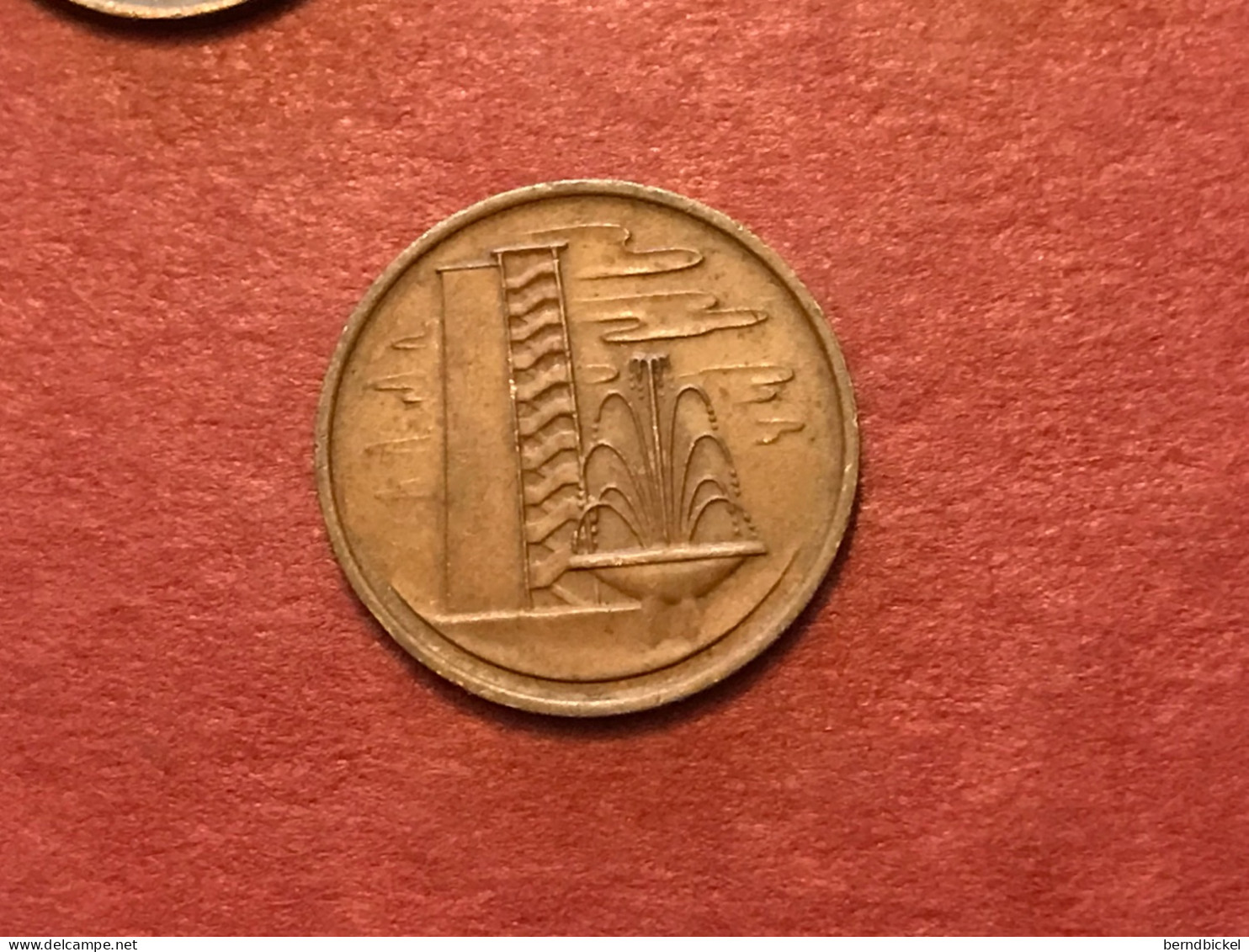 Münze Münzen Umlaufmünze Singapur 1 Cent 1968 - Singapour