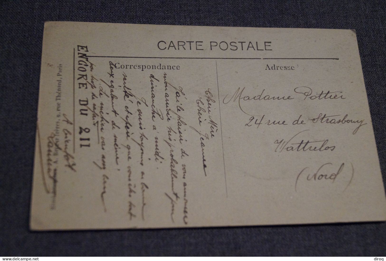 RARE Très Belle Ancienne Photo Carte Postale De  Maubeuge,1919,place D'Armes - Maubeuge