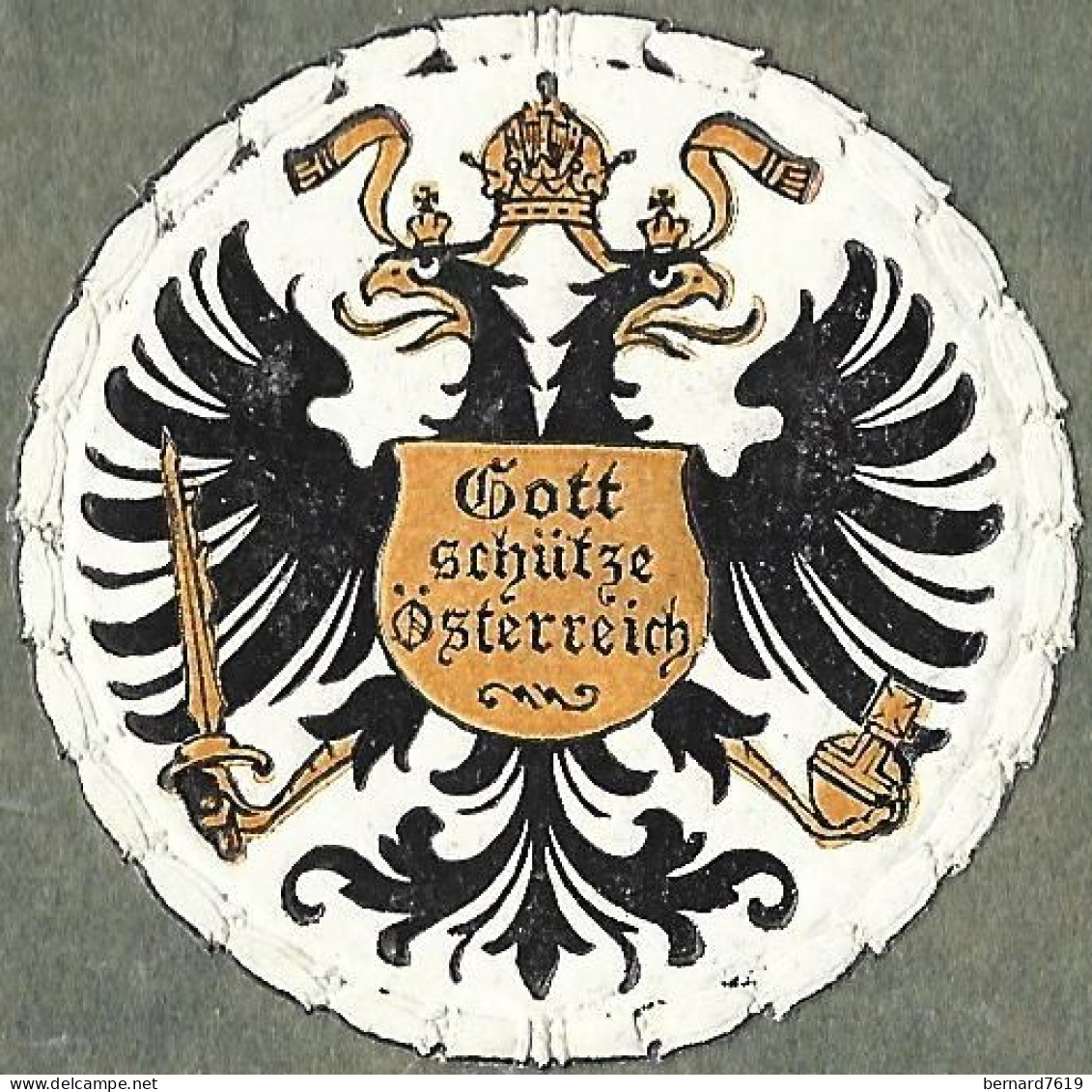 Cachet De Fermeture -  Autriche    - Gott Schutze  Osterreich - Erinnophilie