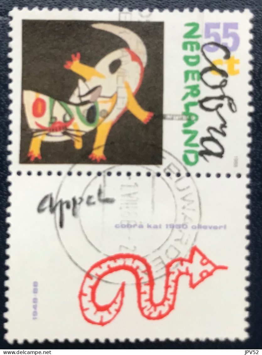 Nederland - C1/16 - 1988 - (°)used - Michel 1347 - Cobra - Used Stamps