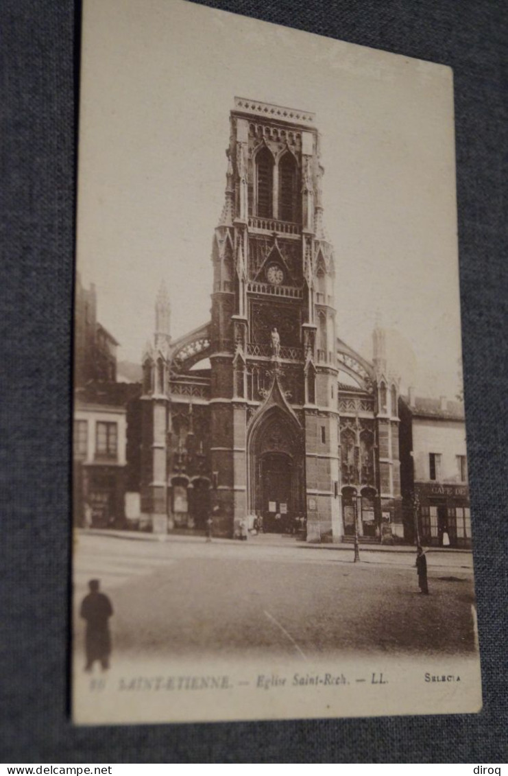 Saint Etienne,église Saint-Roch,très Belle Ancienne Photo Carte Postale - Saint Etienne