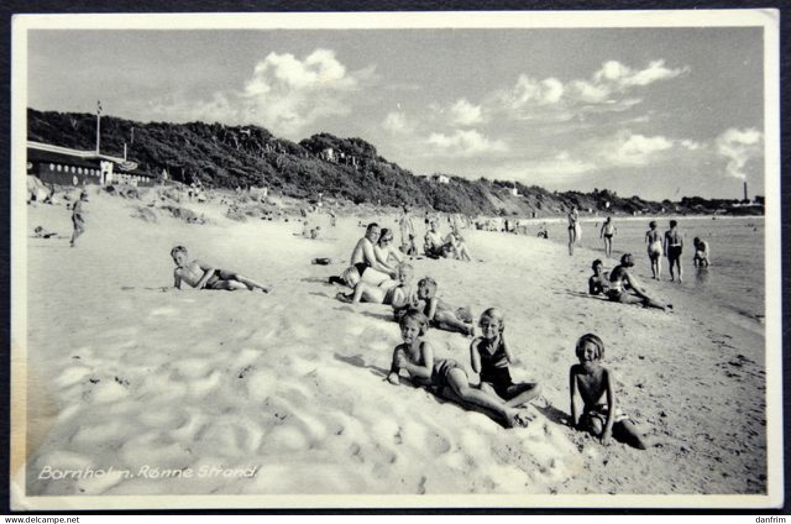 Denmark 1951 Bornholm,Rønne Strand 28-7-1951 LOBBÆK ( Lot 4678 ) - Brieven En Documenten