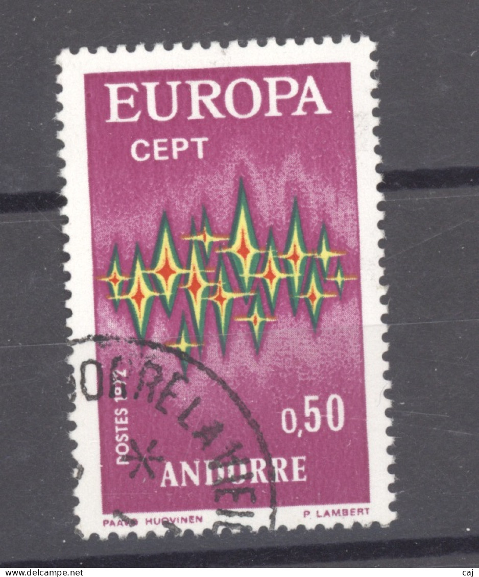 Andorre   :  Yv  217  (o)   Europa - Oblitérés