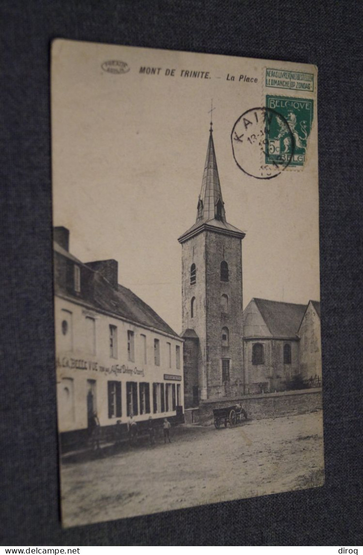 Mont De Trinité,la Place,très Belle Ancienne Photo Carte Postale - Tournai