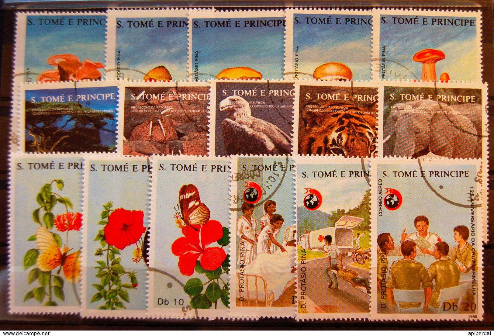 Sao Tome And Principe - 4 Full Series Used - Sao Tome Et Principe