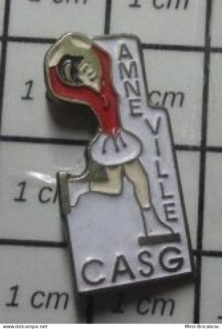 1012C Pin's Pins / Beau Et Rare : THEME : SPORTS / PATINAGE ARTISTIQUE AMNEVILLE CASG - Skating (Figure)