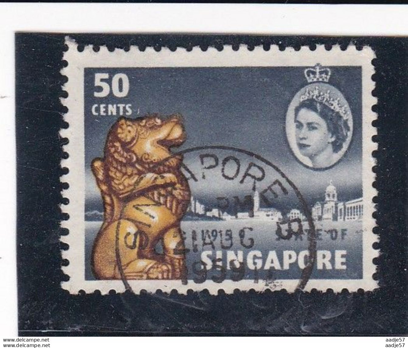 Singapore 1959 Scott# 58 Used - Singapore (...-1959)