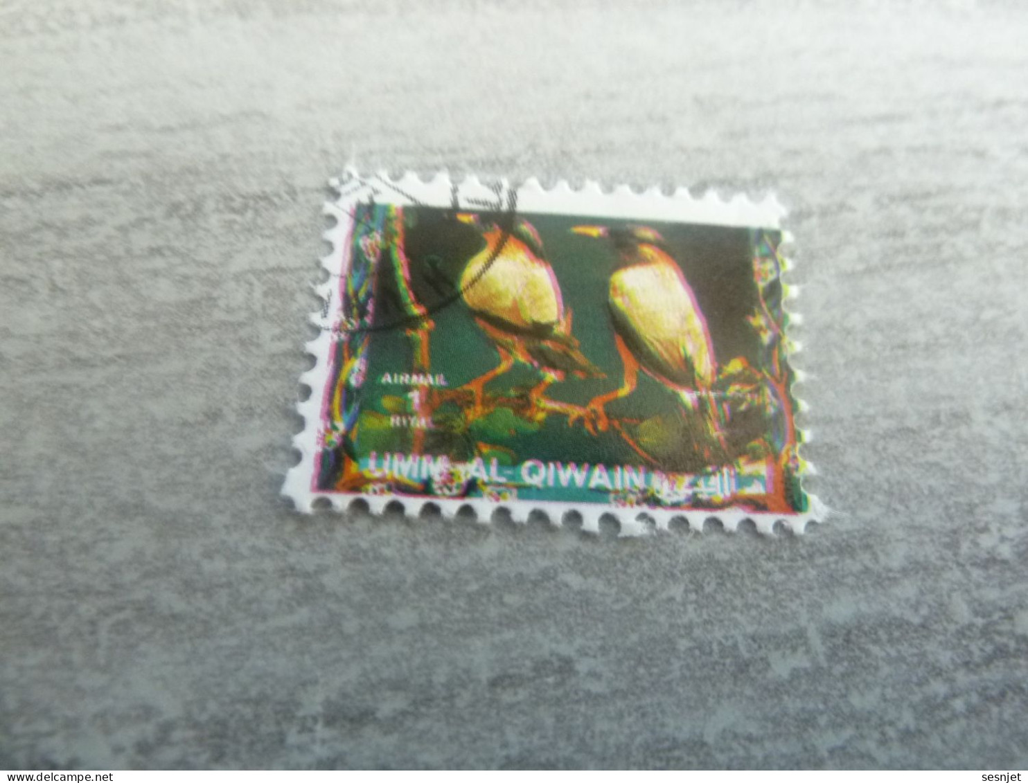 Umm Al Qiwain - Exotic Birds - Val 1 Riyal - Air Mail - Oblitéré - Année 1972 - - Moineaux