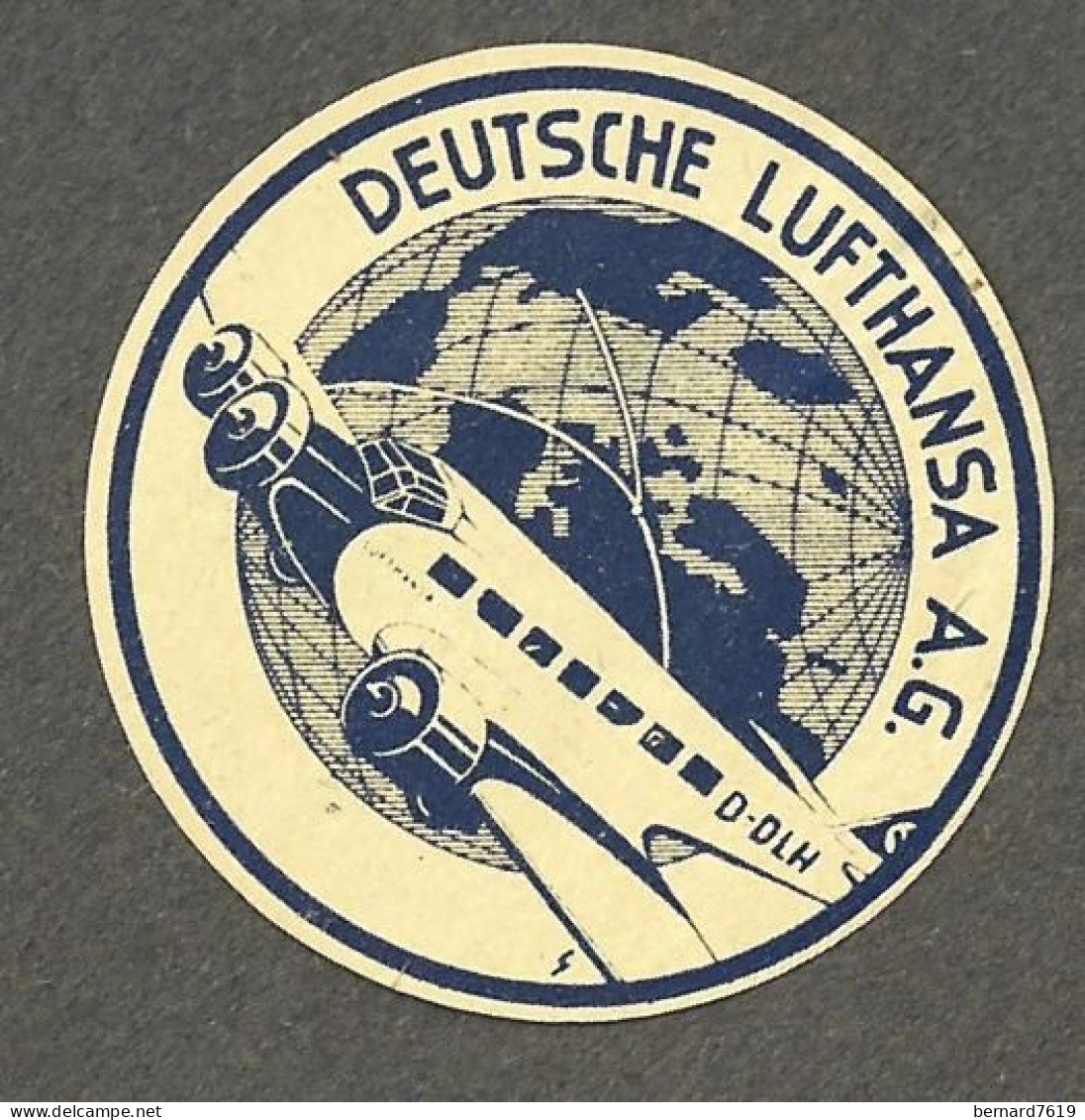 Cachet De Fermeture -  Allemagne - Deutsche  Lufthansa  A.G. 6 Aviation - Erinnophilie