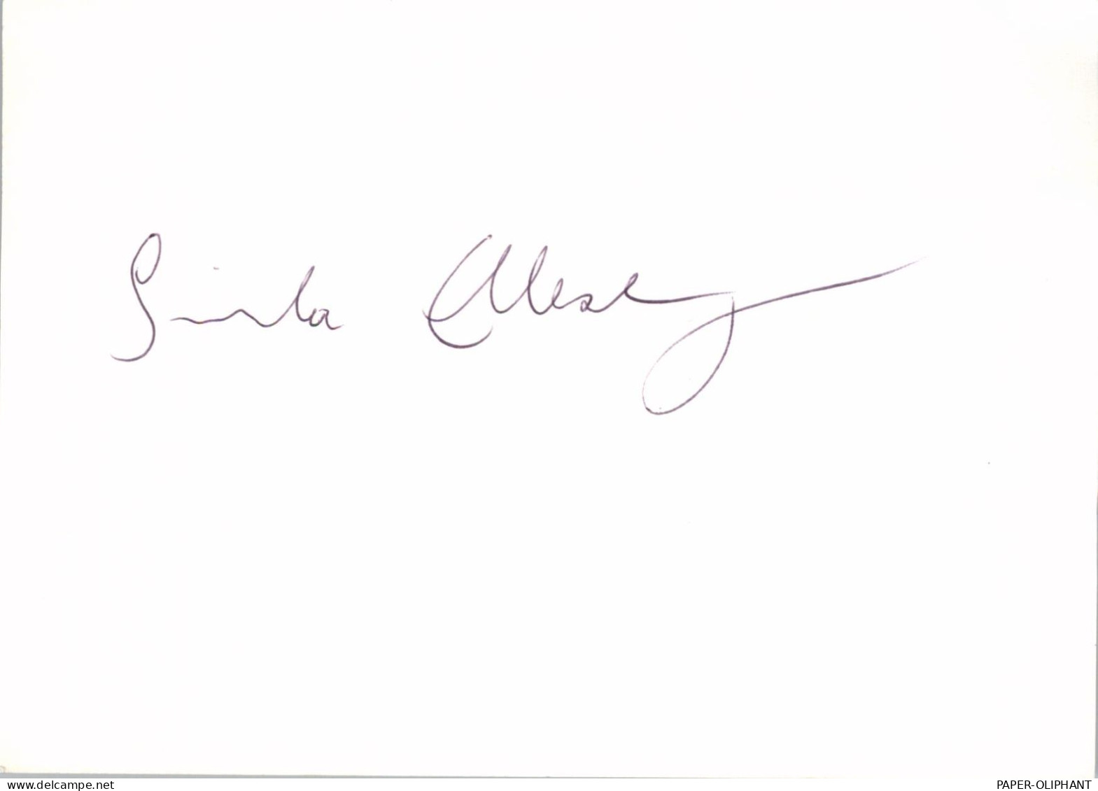 SPORT - LEICHTATHLETIK, Autograph , GISELA ELLENBERGER, Deutsche Meisterin, Olympiateilnehmerin 1972 - Athlétisme