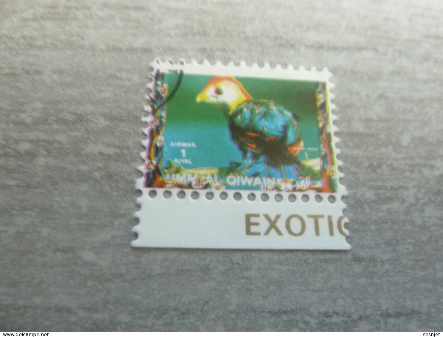 Umm Al Qiwain - Exotic Birds - Val 1 Riyal - Air Mail - Oblitéré - Année 1972 - - Spatzen