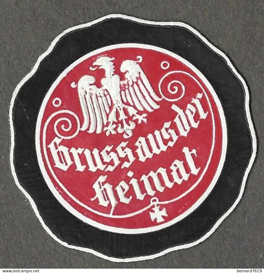 Cachet De Fermeture -  Allemagne -   Gruss Aus Der  Heimat - Erinnophilie