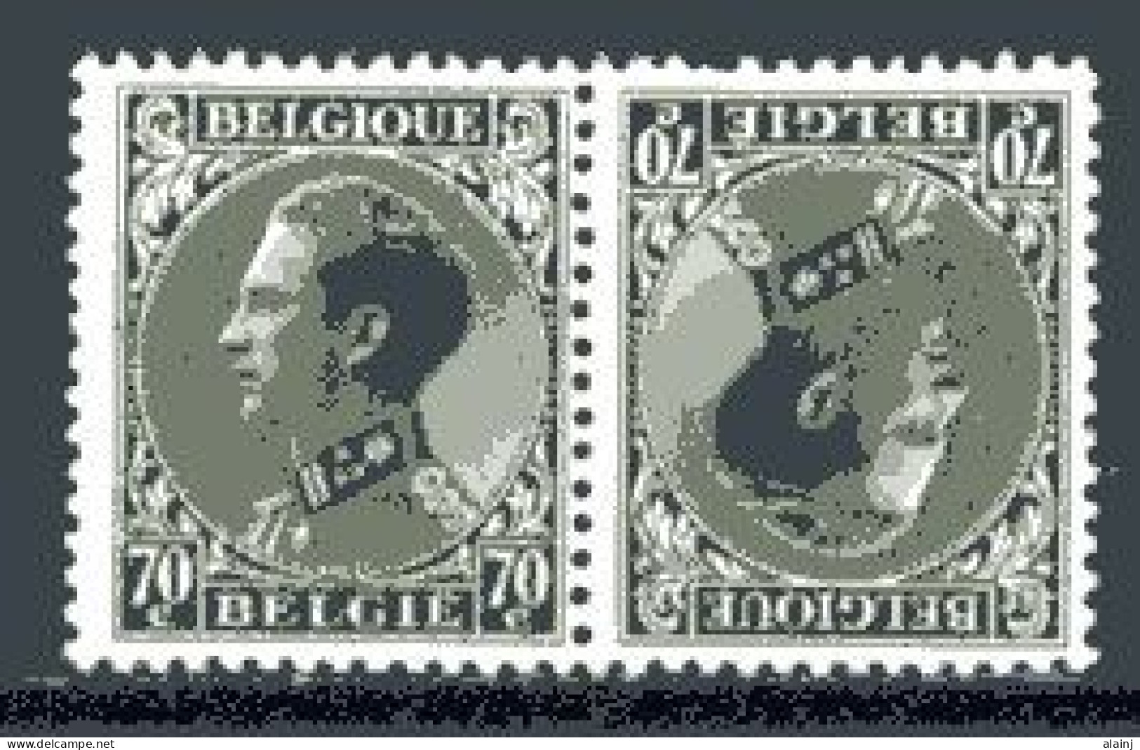 BE   KP16   XX   ---   MNH  - Tête-bêche [KP] & Zwischensteg [KT]