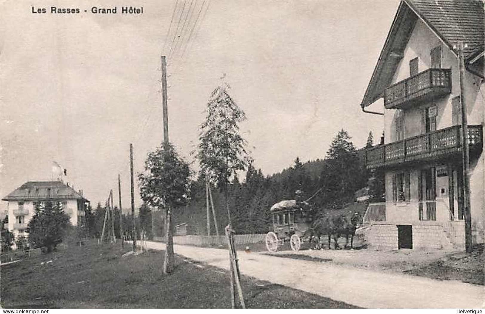 Les Rasses Grand Hôtel Sainte-Croix  Ste Croix Diligence Attelage - Sainte-Croix 