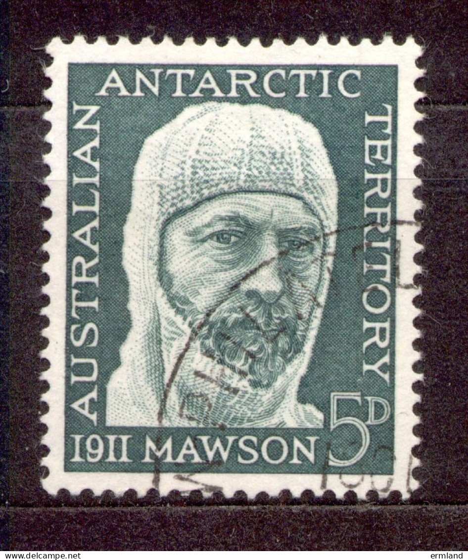 AAT Australian Antarctic Territory 1961 - Michel Nr. 7 O - Oblitérés