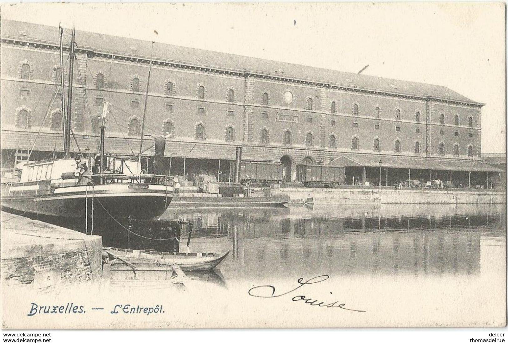 6Rm-542: BRUXELLES - L'Entrepôt >St.Michiels Lez Bruges - Transport (sea) - Harbour