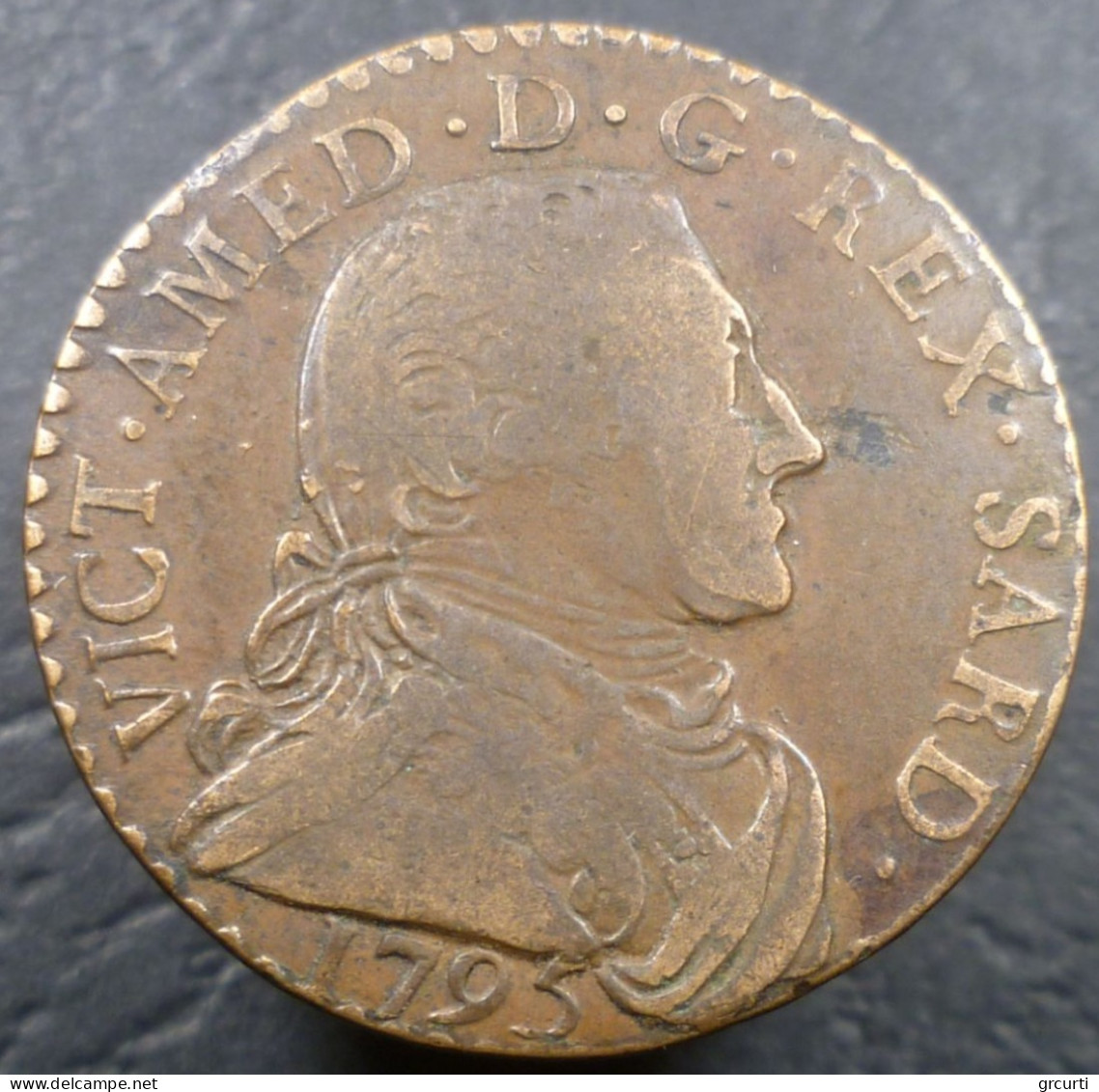 Italia - Piemonte - 5 Soldi 1795 - Vittorio Amedeo III (1773-1796) - Piemonte-Sardinië- Italiaanse Savoie