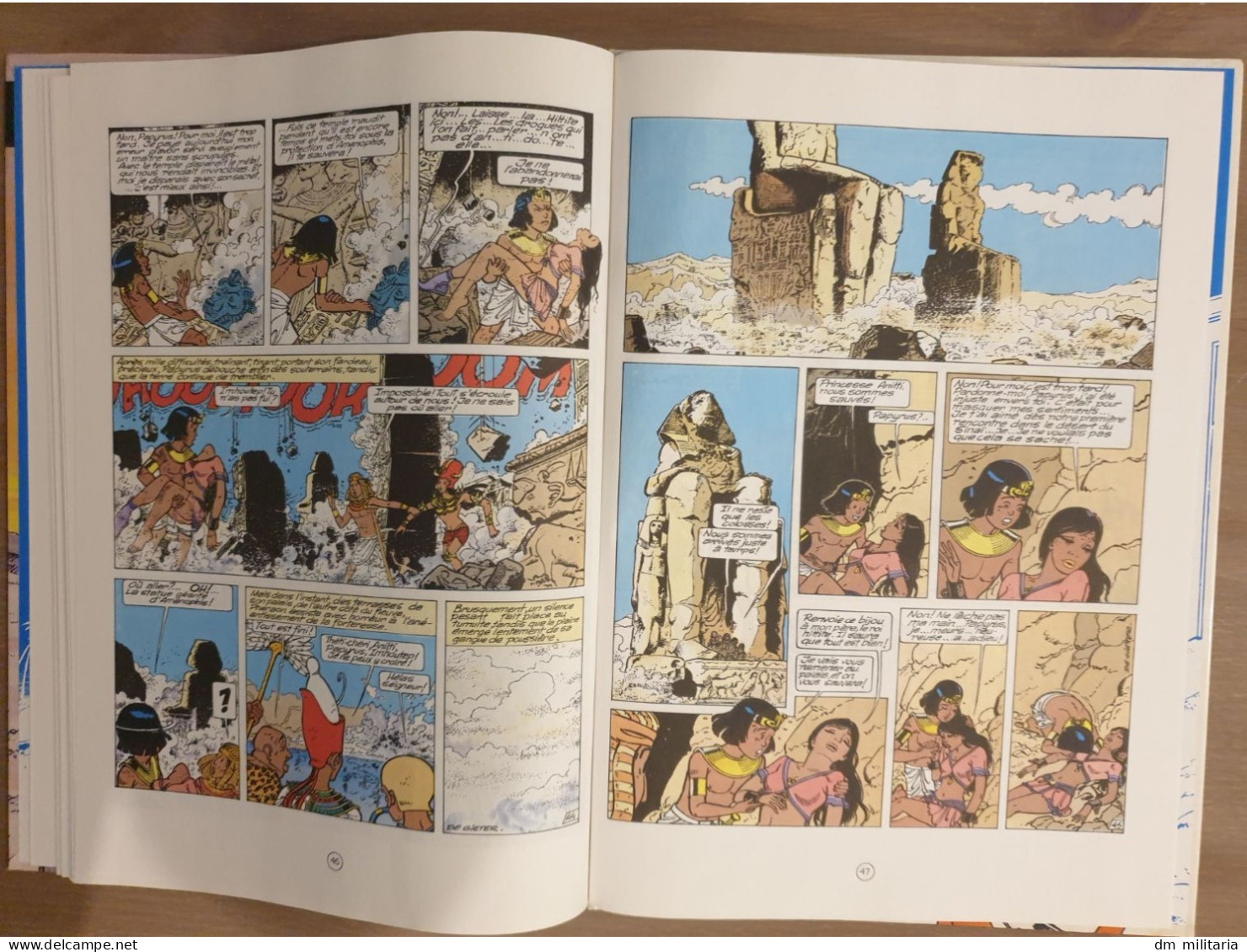 BD : PAPYRUS 9 - LES LARMES DU GÉANT - GIETER - DUPUIS - 1991