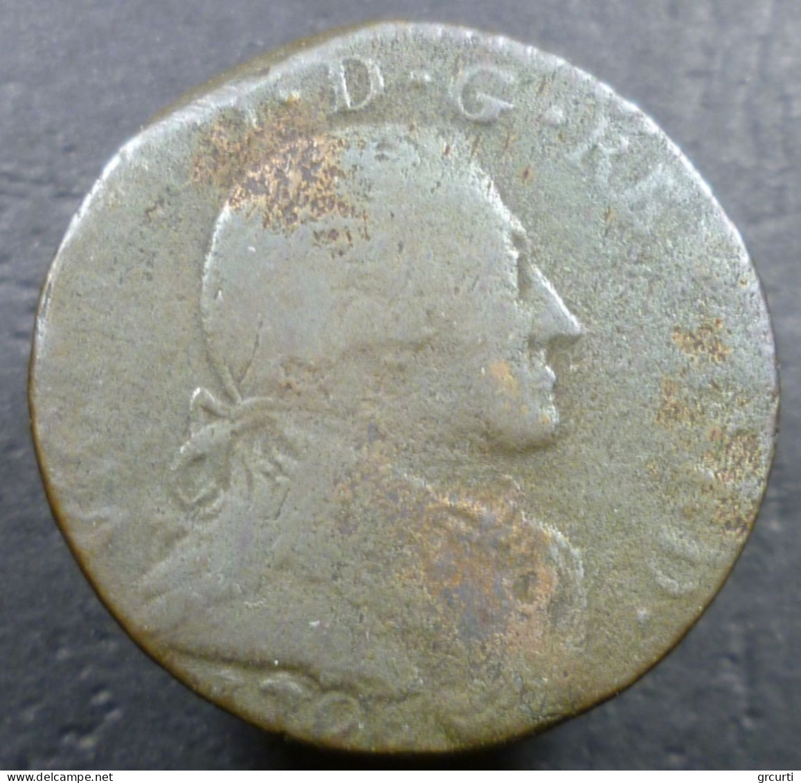 Italia - Piemonte - 5 Soldi 1796 - Vittorio Amedeo III (1773-1796) - Piemont-Sardinien-It. Savoyen