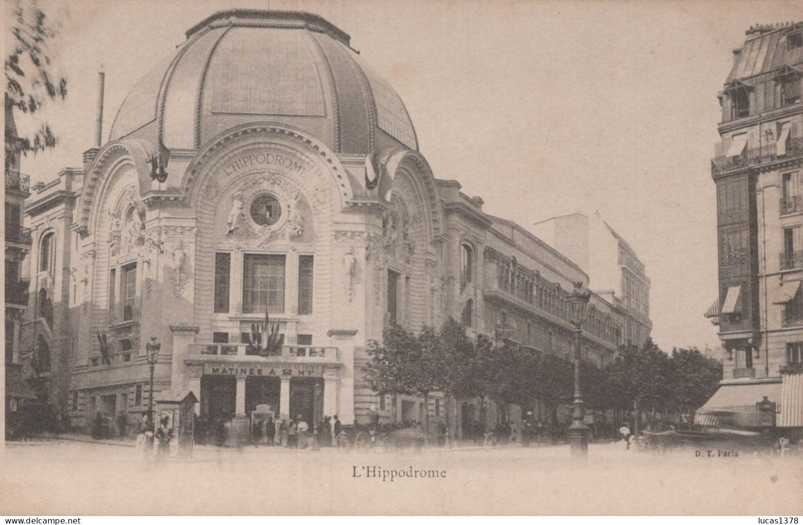 75 / PARIS / L HIPPODROME / TRES BELLE PRECURSEUR - Zonder Classificatie