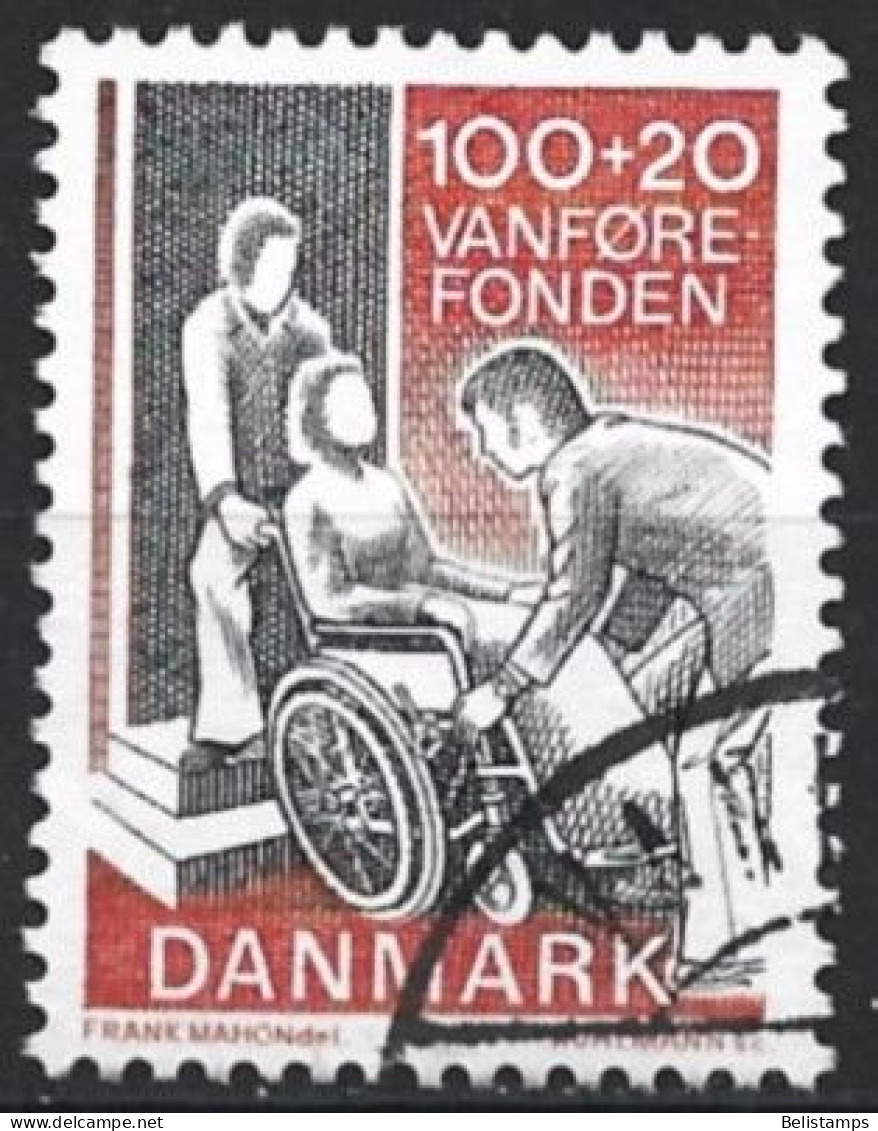 Denmark 1976. Scott #B55 (U) Foundation To Aid The Disabled  *Complete Issue* - Servizio