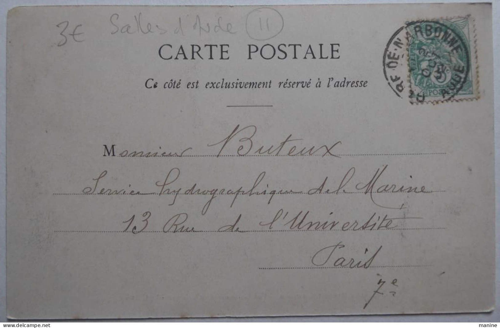 Affaire Humbert-Crawford - Vue Du Domaine De Cèleyran - Le Château - CPA 1902 - Salleles D'Aude