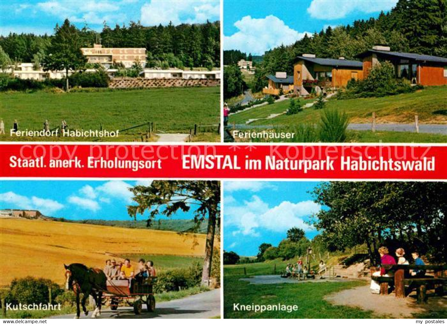 42612974 Emstal Feriendorf Haichthof Kutschfahrt Kneippanlage Ferienhaeuser Klos - Lehnin