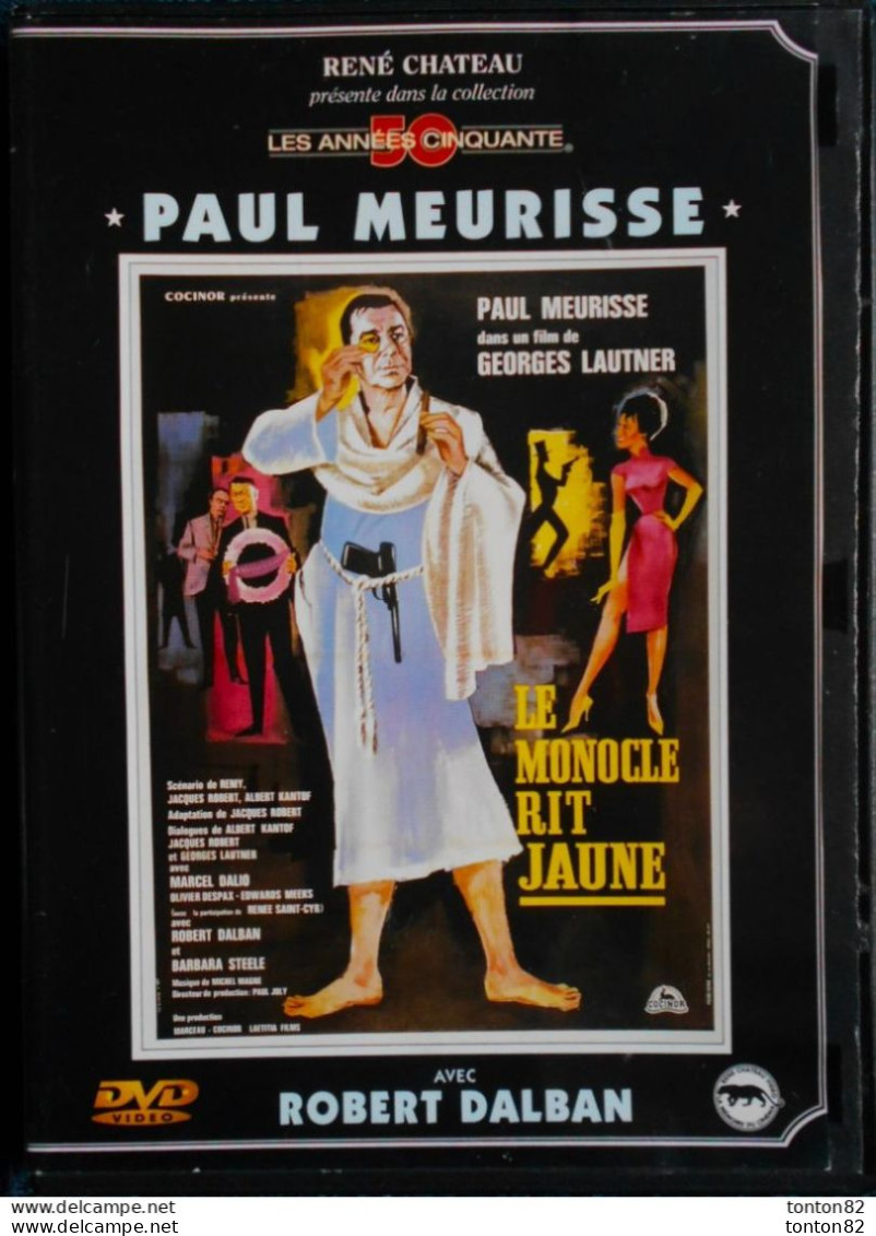 Le Monocle Rit Jaune - Paul Meurisse - Robert Dalban - Barbara Steele . - Action, Aventure