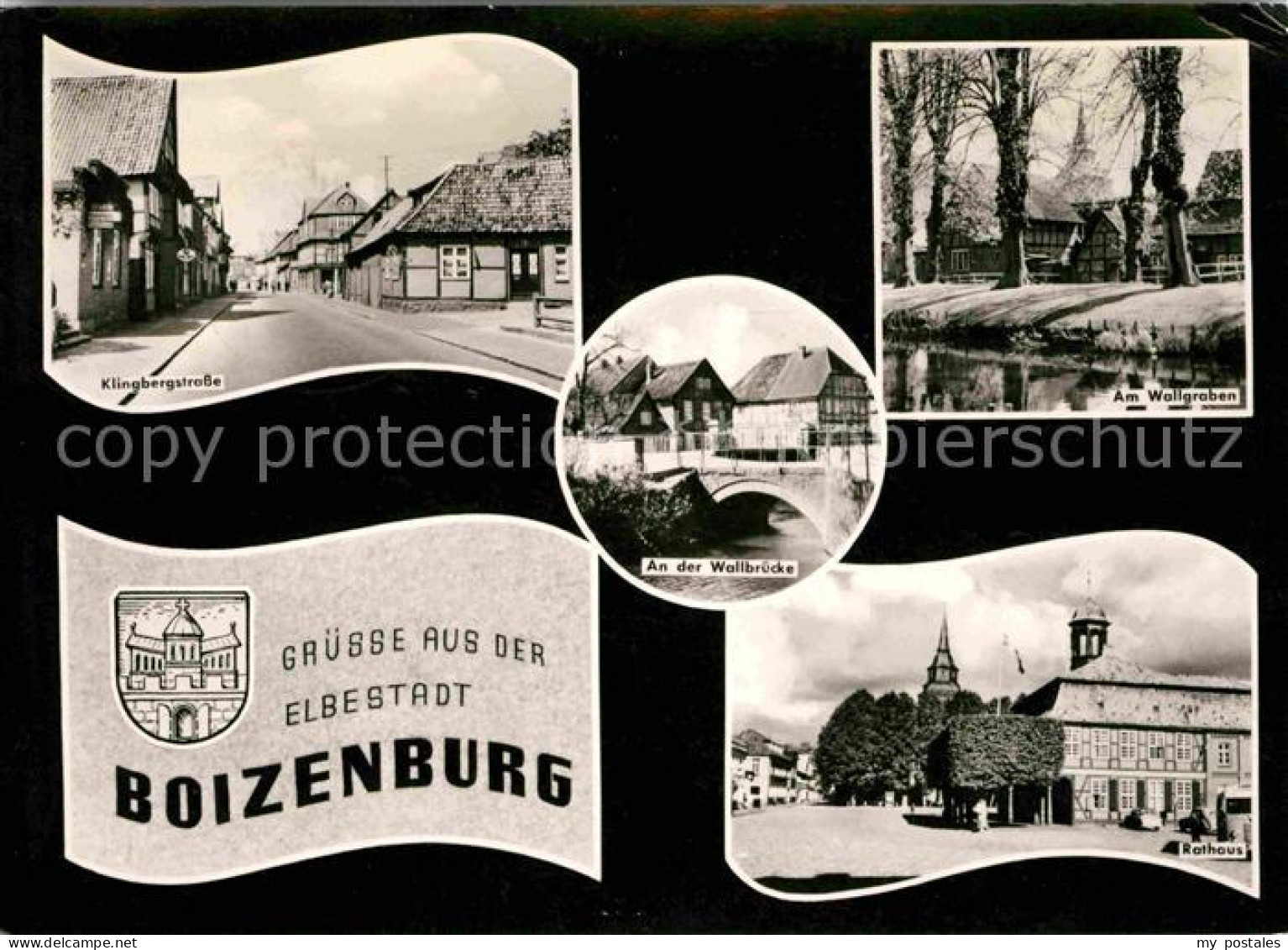 42611292 Boizenburg Klingbergstrasse Wallbruecke Wallgraben Rathaus Boizenburg - Boizenburg