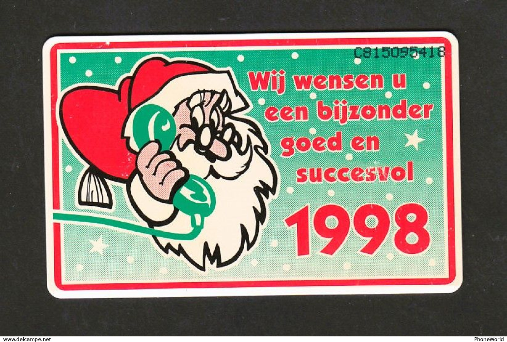 Netherlands, Christmas & Santa 1998 Nijgh, MediaDisc, 500ex, RRR, Used - Private