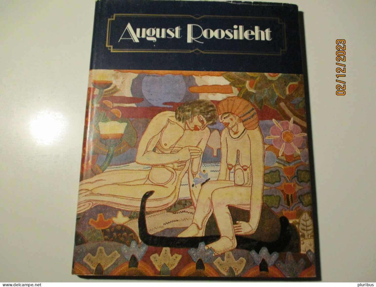 BOOK ABOUT FANTASTIC ESTONIAN ARTIST AUGUST ROOSILEHT , SYMBOLISM ., ADAM AND EVE ETC. 14- - Magazines & Catalogues