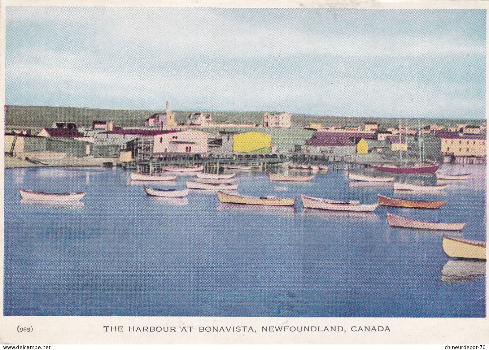 LE PORT DE BONAVISTA  TERRE-NEUVE CANADA THE HARBOUR AT BONAVISTA  NEWFOUNDLAND - Autres & Non Classés